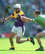 29 July 2001; Paul Codd of Limerick during the Guinness All-Ireland Senior Hurling Championship Quarter-Final match between Wexford and Limerick at Croke Park in Dublin. Photo by Damien Eagers/Sportsfile