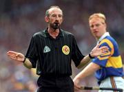 17 August 1997; Referee Joe O'Leary during the Guinness All-Ireland Senior Hurling Championship Semi-Final match between Tipperary and Wexford at Croke Park in Dublin. Photo by David Maher/Sportsfile
