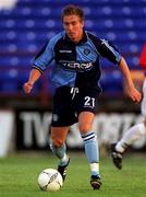 27 July 2001; Danny Currie of Wycombe Wanderers during the pre-season friendly match between Shelbourne and Wycombe Wanderers at Tolka Park in Dublin. Photo by David Maher/Sportsfile