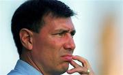 27 July 2001; Wycombe Wanderers manager Laurie Sanchez during the pre-season friendly match between Shelbourne and Wycombe Wanderers at Tolka Park in Dublin. Photo by David Maher/Sportsfile
