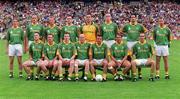 5 August 2001; Meath team ahead of the Bank of Ireland All-Ireland Senior Football Championship Quarter-Final match between Meath and Westmeath at Croke Park in Dublin. Photo by Aoife Rice/Sportsfile