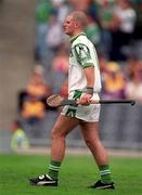 29 July 2001; Timmy Houlihan of Limerick during the Guinness All-Ireland Senior Hurling Championship Quarter-Final match between Wexford and Limerick at Croke Park in Dublin. Photo by Damien Eagers/Sportsfile