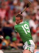 29 July 2001; Owen O'Neill of Limerick during the Guinness All-Ireland Senior Hurling Championship Quarter-Final match between Wexford and Limerick at Croke Park in Dublin. Photo by Damien Eagers/Sportsfile