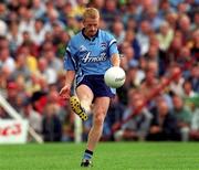 4 August 2001; Declan Darcy of Dublin during the Bank of Ireland All-Ireland football Championship Quarter Final match between Dublin and Kerry at Semple Stadium in Thurles, Tipperary. Photo by Ray McManus/Sportsfile