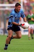 4 August 2001; Senan Connell of Dublin during the Bank of Ireland All-Ireland football Championship Quarter Final match between Dublin and Kerry at Semple Stadium in Thurles, Tipperary. Photo by Ray McManus/Sportsfile