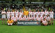 5 August 2001; Tyrone team ahead of the Bank of Ireland All-Ireland Senior Football Championship Quarter-Final match between Derry v Tyrone at St. Tiernach's Park in Clones, Monaghan. Photo by David Maher/Sportsfile