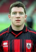 28 July 2001; Alan Murphy of Longford Town during a pre season friendly match between Longford Town and Brighton and Hove Albion at Flancare Park in Longford. Photo by David Maher/Sportsfile