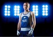 15 October 2015; Double Olympic boxing medallist Paddy Barnes teamed up with Electric Ireland to announce its Smarter Living sponsorship of the Irish Olympic Team for Rio 2016. The Sportsfile Studio, Dublin. Picture credit: Stephen McCarthy / SPORTSFILE