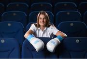 19 October 2015; Olympic gold medallist Katie Taylor teamed up with Electric Ireland to announce its Smarter Living sponsorship of the Irish Olympic Team for Rio 2016. Odeon Cinema, Dublin. Picture credit: Ramsey Cardy / SPORTSFILE