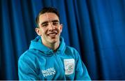 25 April 2016; Boxer Michael Conlan teamed up with Electric Ireland to announce its Smarter Living sponsorship of the Irish Olympic Team for Rio 2016. Picture credit: Ramsey Cardy / SPORTSFILE