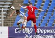 14 July 2016; Vladimir Korytko of Dinamo Minsk in action against Ian Bermingham of St Patrick's Athletic during the UEFA Champions League Second Qualifying Round 1st Leg match between Dinamo Minsk and St Patrick's Athletic at Traktor Stadium in Minsk, Belarus. Photo by Sportsfile