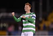 15 July 2016; Gary Shaw celebrates after the final whistle during the SSE Airtricity League Premier Division match between Shamrock Rovers and Bohemian FC at Tallaght Stadium in Tallaght, Co Dublin. Photo by Eóin Noonan/Sportsfile