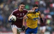 10 July 2016; Eamonn Brannigan of Galway is tackled by John McManus of Roscommon during the Connacht GAA Football Senior Championship Final between Roscommon and Galway at Pearse Stadium in Galway. Photo by Ramsey Cardy/Sportsfile