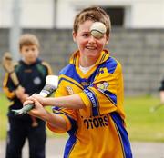 4 September 2010; David O'Meara, aged 11, from Portumna, participating in the Balla Ball competiton. Meteor Kilmacud Crokes All-Ireland Hurling Sevens Tournament 2010, Kilmacud Crokes GAA Club, Stillorgan, Co. Dublin. Picture credit: Dáire Brennan / SPORTSFILE