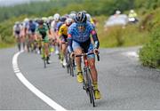 16 July 2016; Gage Hect of Hot Tubes during Stage 5 of the 2016 Scott Bicycles Junior Tour of Ireland, Gallows Hill, Co. Clare. Picture credit: Stephen McMahon/SPORTSFILE