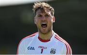 16 July 2016; Ryan Price of Cork celebrates after his side's second goal during the GAA Football All-Ireland Senior Championship Round 3B match between Longford and Cork at Glennon Brothers Pearse Park in Longford. Photo by Ramsey Cardy/Sportsfile