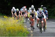 16 July 2016; A general view of the peloton during Stage 5 of the 2016 Scott Bicycles Junior Tour of Ireland, Gallows Hill, Co. Clare. Picture credit: Stephen McMahon/SPORTSFILE