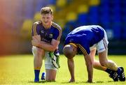 16 July 2016; Michael Quinn, left, and Dermot Brady of Longford following their defeat in the GAA Football All-Ireland Senior Championship Round 3B match between Longford and Cork at Glennon Brothers Pearse Park in Longford. Photo by Ramsey Cardy/Sportsfile