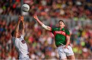 16 July 2016; Evan Regan of Mayo in action against Ciaran Fitzpatrick of Kildare during the GAA Football All-Ireland Senior Championship Round 3B match between Mayo and Kildare at Elverys MacHale Park in Castlebar, Mayo. Photo by Stephen McCarthy/Sportsfile