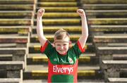 16 July 2016; Mayo supporter Kyle Lennox, age 10, from Lacken, at the GAA Football All-Ireland Senior Championship Round 3B match between Mayo and Kildare at Elverys MacHale Park in Castlebar, Mayo. Photo by Stephen McCarthy/Sportsfile