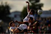 16 July 2016; Kevin Feely, left, and Fionn Dowling of Kildare in action against Barry Moran and Donal Vaughan, right, of Mayo during the GAA Football All-Ireland Senior Championship Round 3B match between Mayo and Kildare at Elverys MacHale Park in Castlebar, Mayo. Photo by Stephen McCarthy/Sportsfile