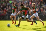 16 July 2016; Kevin McLoughlin of Mayo during the GAA Football All-Ireland Senior Championship Round 3B match between Mayo and Kildare at Elverys MacHale Park in Castlebar, Mayo. Photo by Stephen McCarthy/Sportsfile