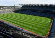 17 July 2016; A general view of the pitch before the Leinster GAA Football Senior Championship Final match between Dublin and Westmeath at Croke Park in Dubin. Photo by Ray McManus/Sportsfile