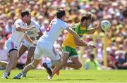17 July 2016; Odhrán Mac Niallais of Donegal in action against Colm Cavanagh of Tyrone during the Ulster GAA Football Senior Championship Final match between Donegal and Tyrone at St Tiernach's Park in Clones, Co Monaghan. Photo by Ramsey Cardy/Sportsfile