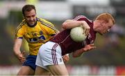 17 July 2016; Declan Kyne of Galway in action against Senán Kilbride of Roscommon during the Connacht GAA Football Senior Championship Final Replay match between Galway and Roscommon at Elverys MacHale Park in Castlebar, Co Mayo. Photo by Stephen McCarthy/Sportsfile