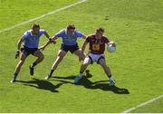 17 July 2016; Kieran Martin of Westmeath in action against John Cooper, left, and David Byrne of Dublin during the Leinster GAA Football Senior Championship Final match between Dublin and Westmeath at Croke Park in Dubin. Photo by Daire Brennan/Sportsfile