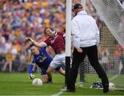 17 July 2016; Darren O'Malley of Roscommon in action against Gary Sice of Galway during the Connacht GAA Football Senior Championship Final Replay match between Galway and Roscommon at Elverys MacHale Park in Castlebar, Co Mayo. Photo by Stephen McCarthy/Sportsfile