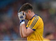17 July 2016; Cathal Cregg of Roscommon reacts after a missed chance during the Connacht GAA Football Senior Championship Final Replay match between Galway and Roscommon at Elverys MacHale Park in Castlebar, Co Mayo. Photo by Piaras Ó Mídheach/Sportsfile