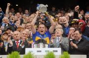5 September 2010; Tipperary captain Eoin Kelly lifts the Liam MacCarthy Cup. GAA Hurling All-Ireland Senior Championship Final, Kilkenny v Tipperary, Croke Park, Dublin. Picture credit: Dáire Brennan / SPORTSFILE