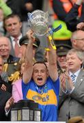 5 September 2010; Tipperary captain Eoin Kelly lifts the Liam MacCarthy Cup. GAA Hurling All-Ireland Senior Championship Final, Kilkenny v Tipperary, Croke Park, Dublin. Picture credit: Matt Browne / SPORTSFILE