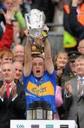 5 September 2010; Tipperary captain Eoin Kelly lifts the Liam MacCarthy Cup. GAA Hurling All-Ireland Senior Championship Final, Kilkenny v Tipperary, Croke Park, Dublin. Picture credit: Matt Browne / SPORTSFILE