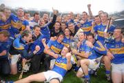 5 September 2010; The Tipperary team celebrate with the Liam MacCarthy cup after the game. GAA Hurling All-Ireland Senior Championship Final, Kilkenny v Tipperary, Croke Park, Dublin. Photo by Sportsfile