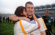5 September 2010; Tipperary manager Liam Sheedy is embraced by his wife Margaret at the end of the game. GAA Hurling All-Ireland Senior Championship Final, Kilkenny v Tipperary, Croke Park, Dublin. Photo by Sportsfile