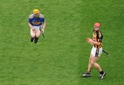 5 September 2010; Lar Corbett, Tipperary, reacts after winning a free against John Tennyson, Kilkenny. GAA Hurling All-Ireland Senior Championship Final, Kilkenny v Tipperary, Croke Park, Dublin. Picture credit: Brendan Moran / SPORTSFILE