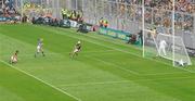 5 September 2010; Lar Corbett, Tipperary, scores his side's first goal past Kilkenny goalkeeper PJ Ryan. GAA Hurling All-Ireland Senior Championship Final, Kilkenny v Tipperary, Croke Park, Dublin. Picture credit: Brendan Moran / SPORTSFILE