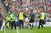 5 September 2010; Kilkenny's Henry Shefflin is attended to by medics after suffering an injury in the first half. GAA Hurling All-Ireland Senior Championship Final, Kilkenny v Tipperary, Croke Park, Dublin. Picture credit: Ray McManus / SPORTSFILE