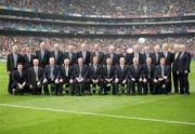 5 September 2010; The Offaly 1985 Jubilee team who were honoured during the 2010 GAA Hurling All-Ireland Senior Championship Final match between Kilkenny and Tipperary. Croke Park, Dublin. Picture credit: Ray McManus / SPORTSFILE