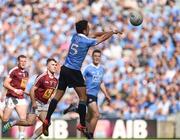 17 July 2016; Bernard Brogan of Dublin scores his side's first goal during the Leinster GAA Football Senior Championship Final match between Dublin and Westmeath at Croke Park in Dubin. Photo by David Maher/Sportsfile