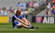 17 July 2016; A dejected James Kelly of Laois after the final whistle during the Electric Ireland Leinster GAA Football Minor Championship Final match between Laois and Kildare at Croke Park in Dubin. Photo by Eóin Noonan/Sportsfile
