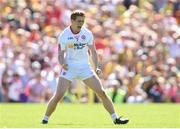 17 July 2016; Peter Harte of Tyrone celebrates after scoring a late point during the Ulster GAA Football Senior Championship Final match between Donegal and Tyrone at St Tiernach's Park in Clones, Co Monaghan. Photo by Ramsey Cardy/Sportsfile