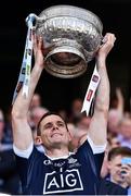 17 July 2016; Dublin captain Stephen Cluxton lifts the trophy following the Leinster GAA Football Senior Championship Final match between Dublin and Westmeath at Croke Park in Dubin. Photo by David Maher/Sportsfile