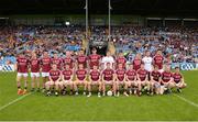 17 July 2016; The Galway squad prior to the Connacht GAA Football Senior Championship Final Replay match between Galway and Roscommon at Elverys MacHale Park in Castlebar, Co Mayo. Photo by Piaras Ó Mídheach/Sportsfile