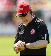 17 July 2016; Tyrone manager Mickey Harte during the Ulster GAA Football Senior Championship Final match between Donegal and Tyrone at St Tiernach's Park in Clones, Co Monaghan. Photo by Philip Fitzpatrick/Sportsfile