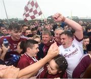 17 July 2016; Bernard Power of Galway is congratulated by supporters following the Connacht GAA Football Senior Championship Final Replay match between Galway and Roscommon at Elverys MacHale Park in Castlebar, Co Mayo. Photo by Stephen McCarthy/Sportsfile