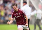 17 July 2016; Danny Cummins of Galway celebrates after scoring his side's third goal during the Connacht GAA Football Senior Championship Final Replay match between Galway and Roscommon at Elverys MacHale Park in Castlebar, Co Mayo. Photo by Stephen McCarthy/Sportsfile