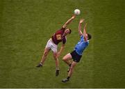17 July 2016; Brian Fenton of Dublin in action against John Heslin of Westmeath during the Leinster GAA Football Senior Championship Final match between Dublin and Westmeath at Croke Park in Dubin. Photo by Daire Brennan/Sportsfile